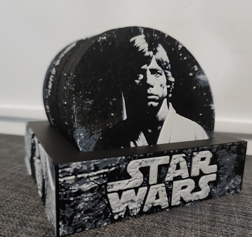 Set de 16 Posavasos de Star Wars con Soporte Organizador